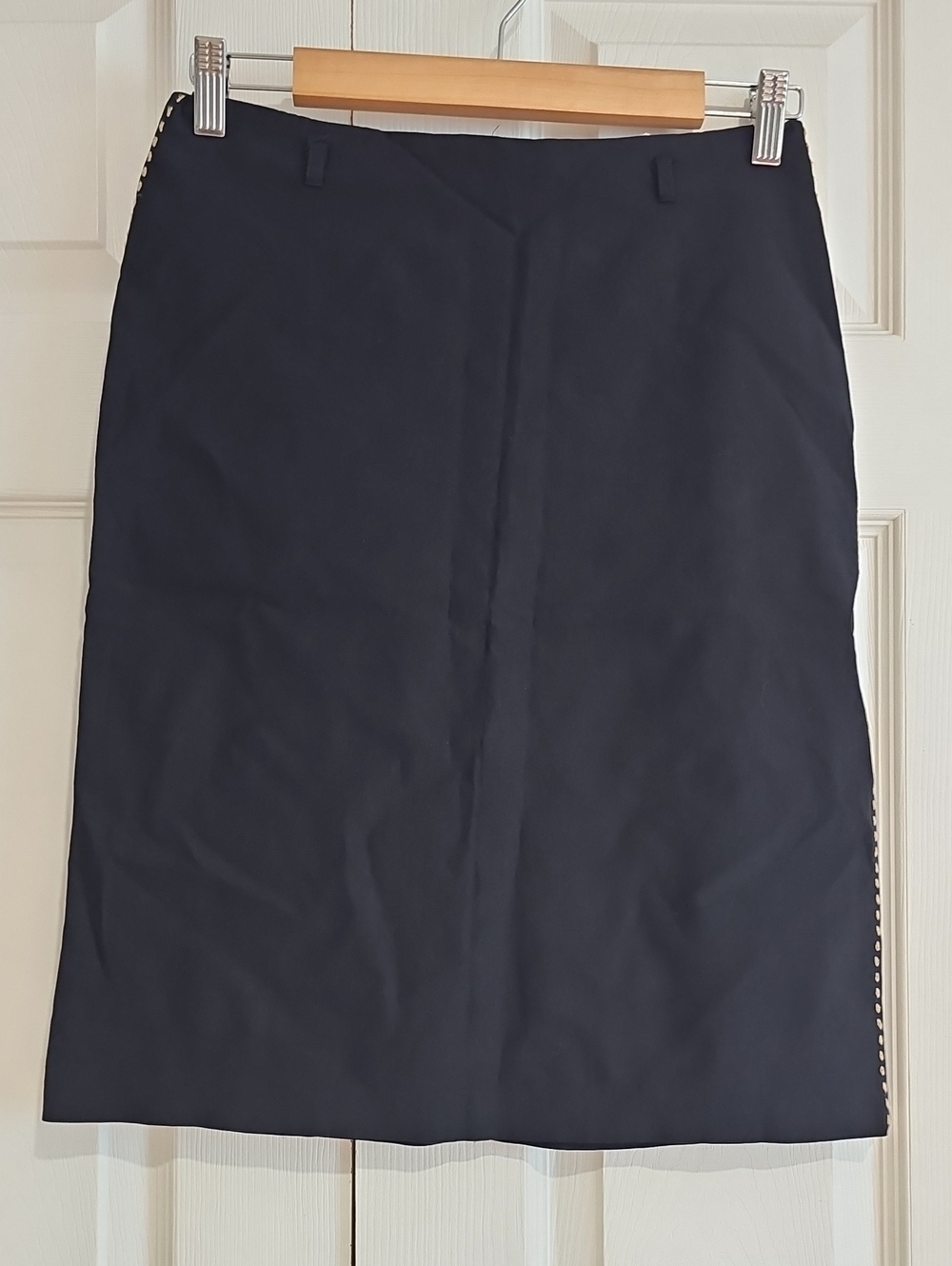 Monteau Black Skirt with Side Cutout Detail | Size L